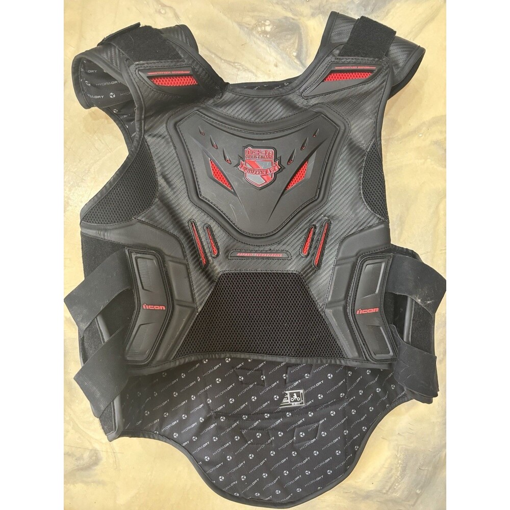 Icon Field Armor Stryker CE Approved Chest Armor D3O Motorcycle Vest 2XL-3XL